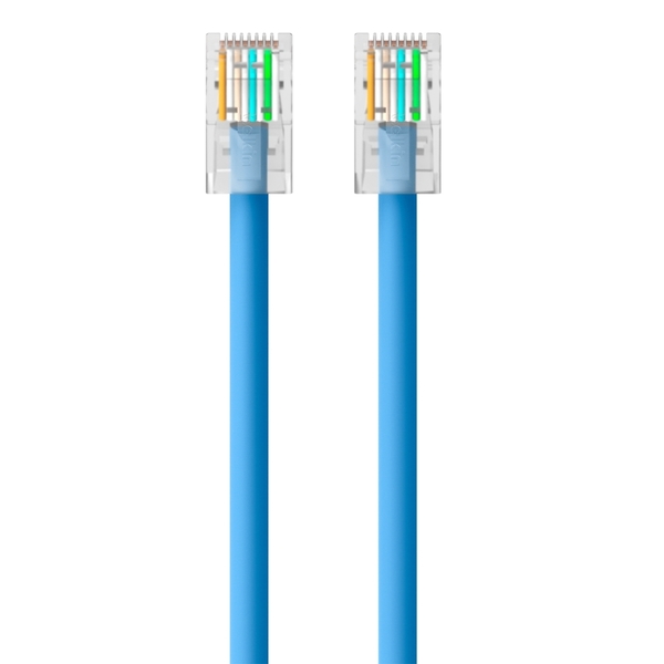 Belkin Patch Cable - Rj-45 (M) - Rj-45 (M) - 8 Ft - Utp - ( Cat 5E ) - Blue A3L791-08-BLU